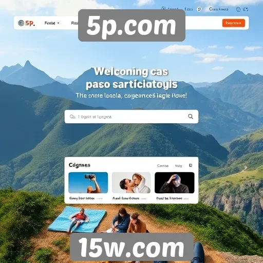 Experiência do usuário e interface do 5p.com